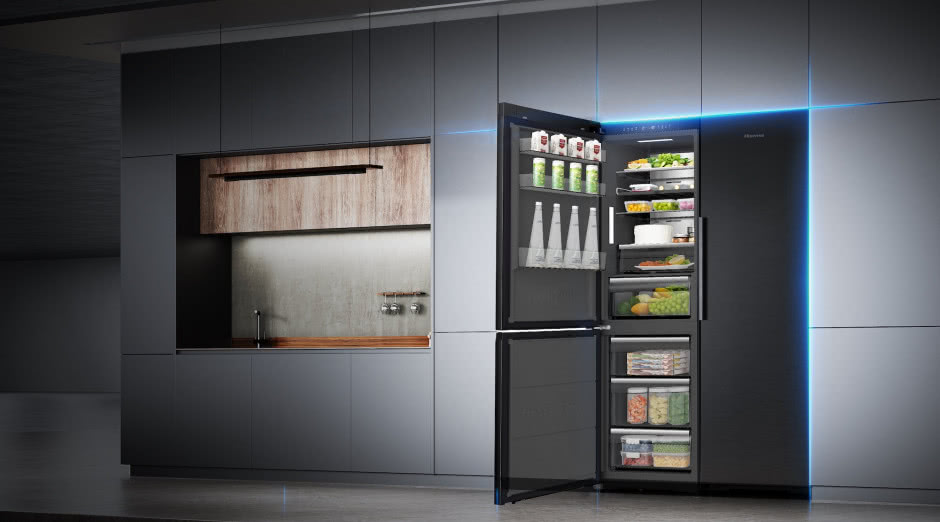 Technologia, której nie widać: lodówka Hisense wtapia się w zabudowę